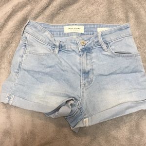 Pacsun light blue shorts